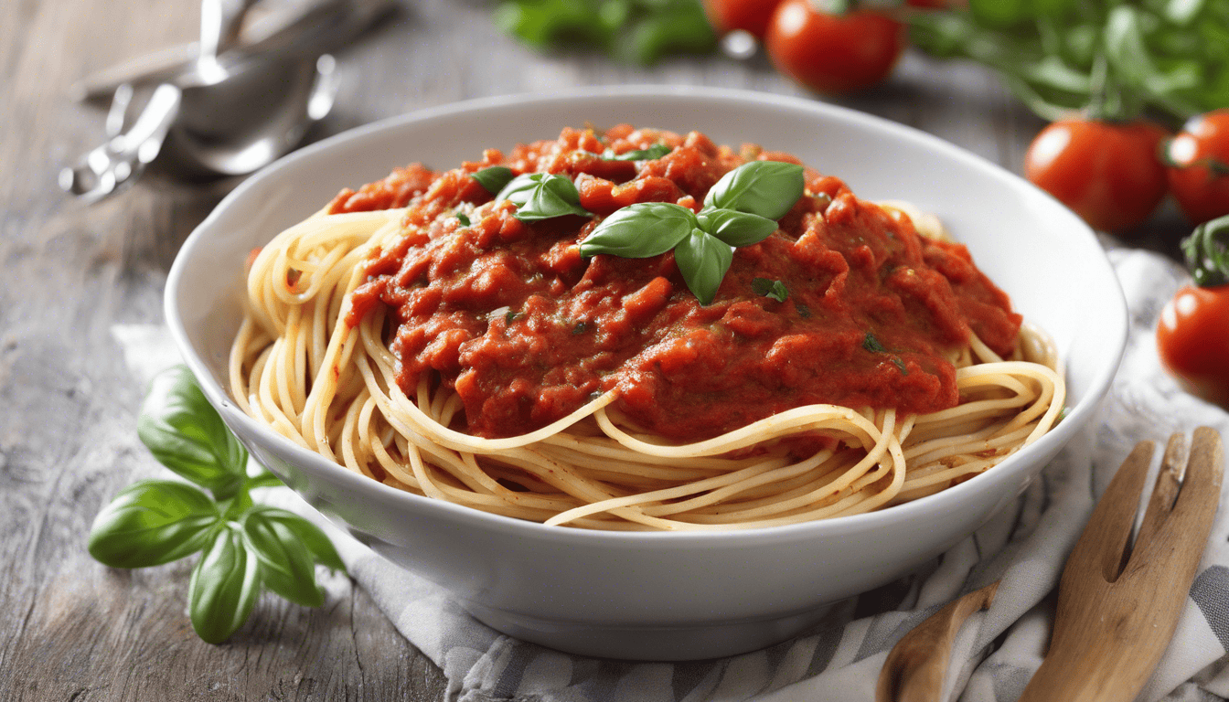 mediterranean spaghetti sauce recipe no meat