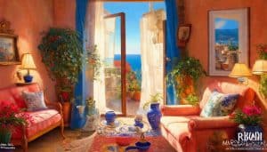 Discovering Charm: A Cozy Voyage through Marion and Theresa's Stunning Home in Vietri Sul Mare