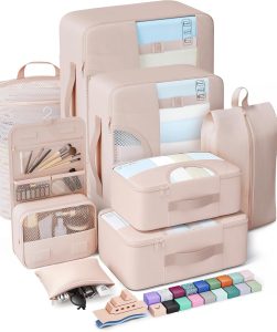 Upgrade Your Travel Game: Review of Veken 8 Set Packing Cubes for Ultimate Organization!