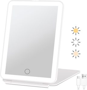 Illuminate Your Beauty: Review of the FUNTOUCH Rechargeable Travel Makeup Mirror with 72 LED Lights
