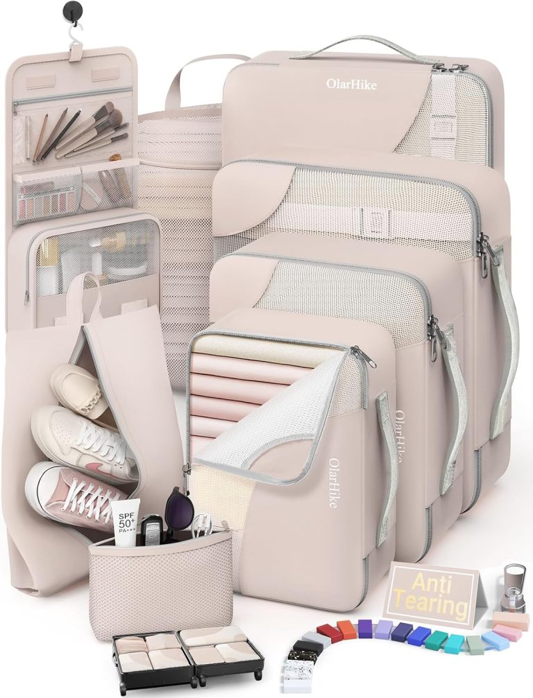 Maximize Your Travel Efficiency: Review of OlarHike's 8 Set Packing Cubes & Organizers