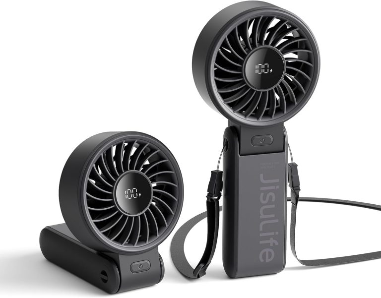 Stay Cool Anywhere: JISULIFE 3-in-1 Portable Handheld Fan Review